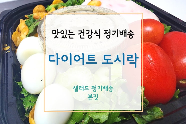  [본핏]다이어트 도시락과 샐러드 정기배송으로 간편하게 건강식배달 받아 식단관리하기(메뉴 후기)
