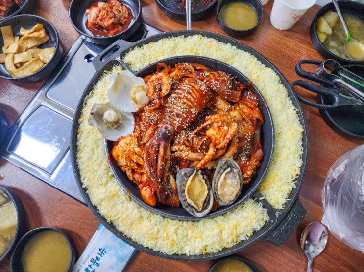  강릉 내마음에 찜, 매운 소갈비모둠 해물찜 맛집