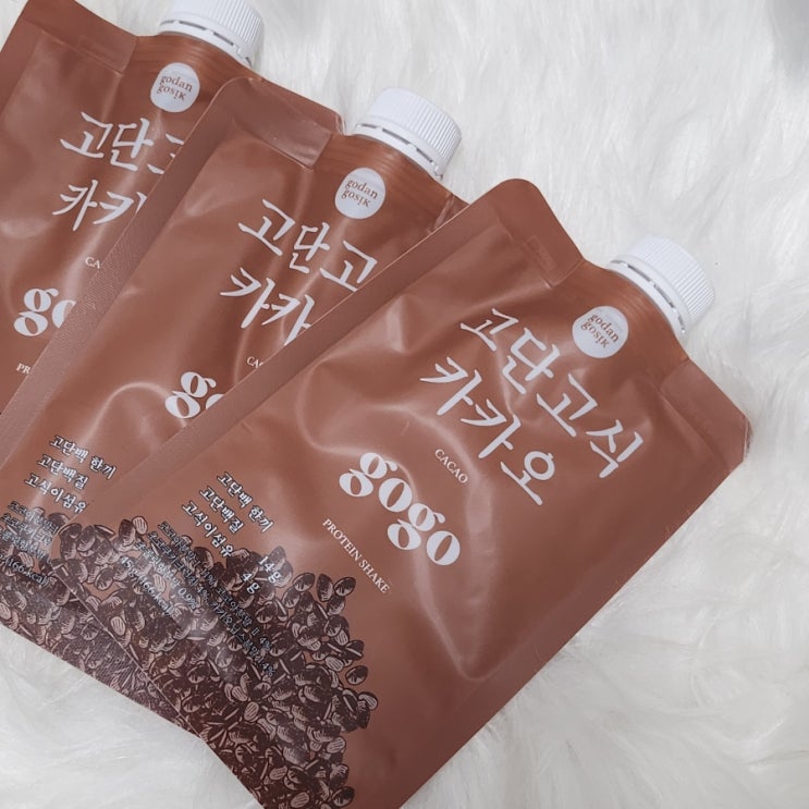  단백질쉐이크 추천 고단고식 카카오 아침간편식 식사대용으로도 굳