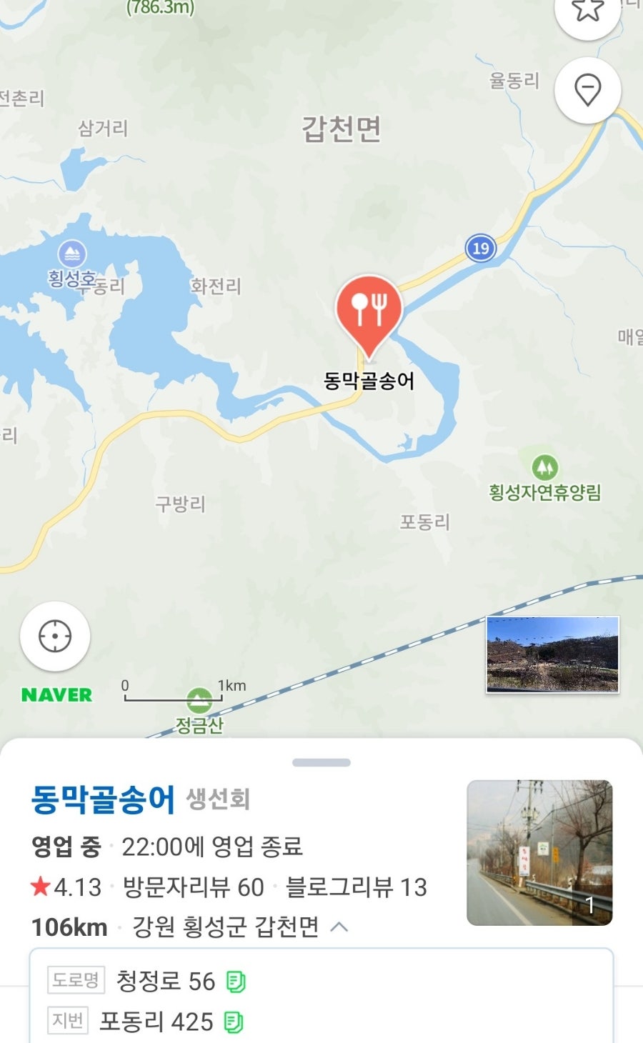 동막골송어 사진 1
