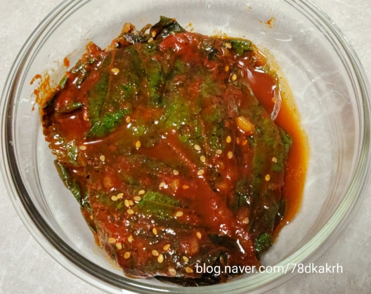  깻잎 양념장 만드는 방법 밥도둑 깻잎김치!