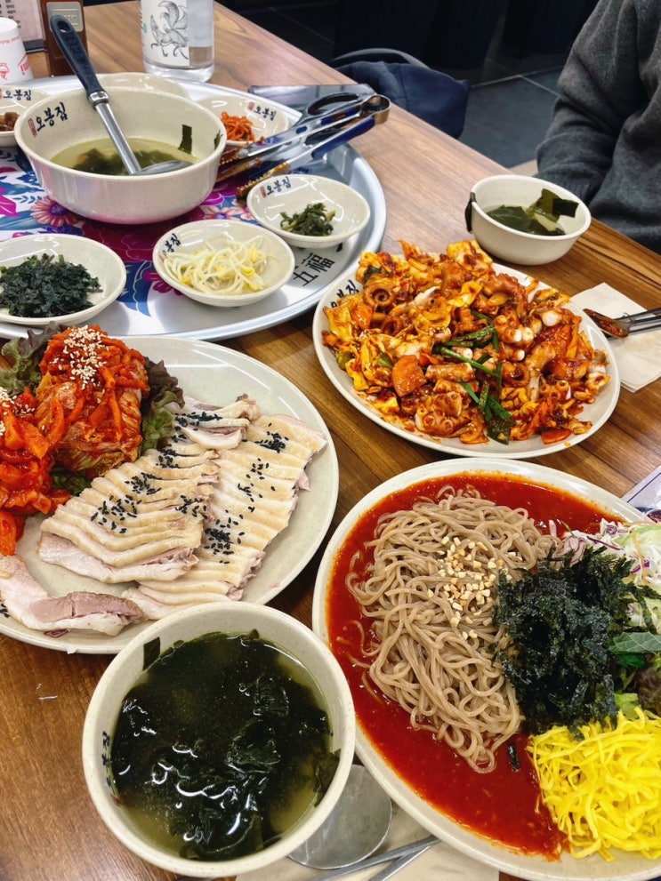  교대역맛집 오봉집:) 불맛가득 직화낙지와 야들야들한 보쌈에 막국수까지 오봉스페셜 한상 맛보기