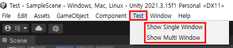 유니티(Unity) - 에디터 윈도우<1>(EditorWindow)