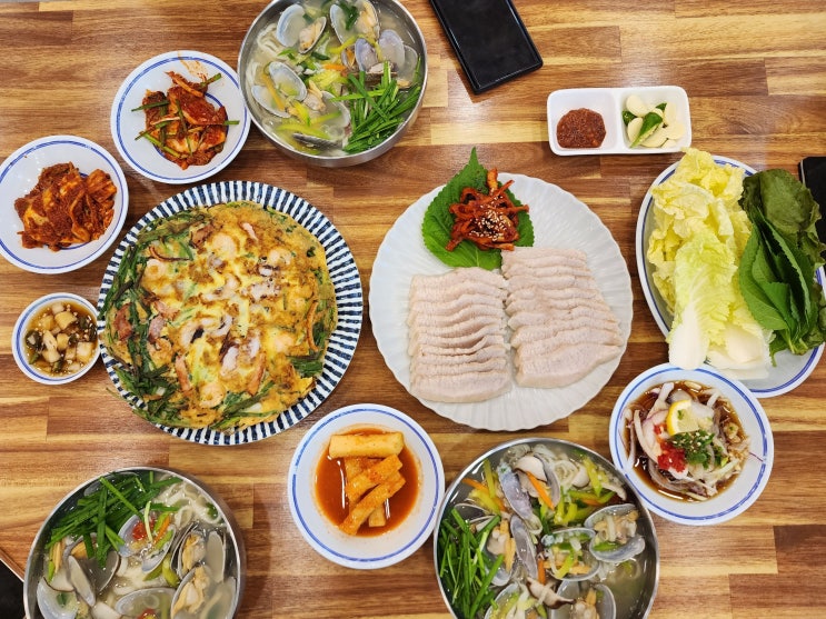  범일동맛집 정담칼국수 왕바지락칼국수로 점심해결
