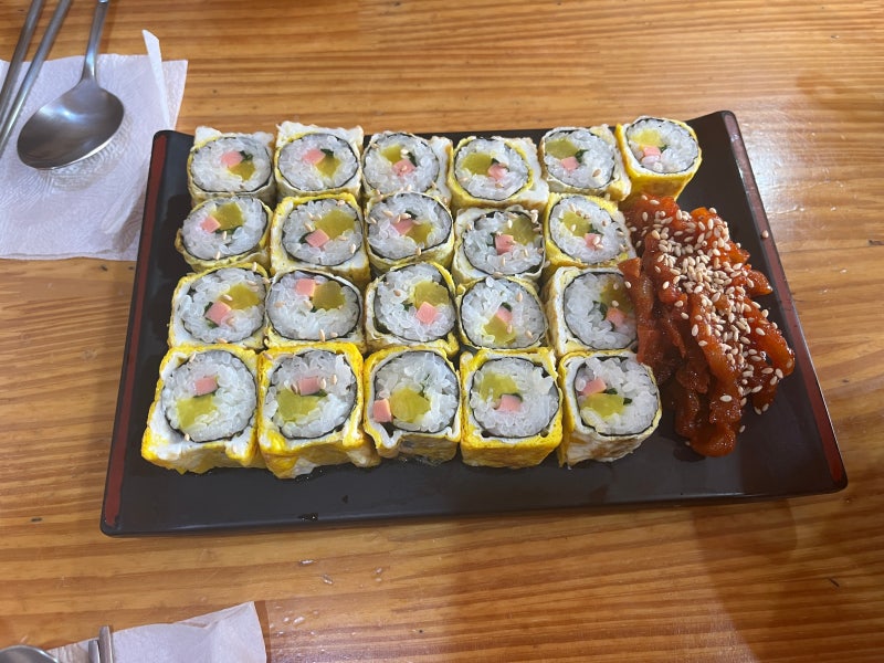 [인덕원맛집/관양동맛집] 장수계란말이 김밥, 간단 분식인데 간단하면서도 묘한 맛이 중독적....