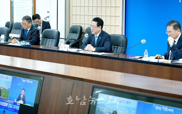  전남도, 민주당에 국세 감소 대한 지방재정 위기와 문제 해결 대책 등 현안 건의