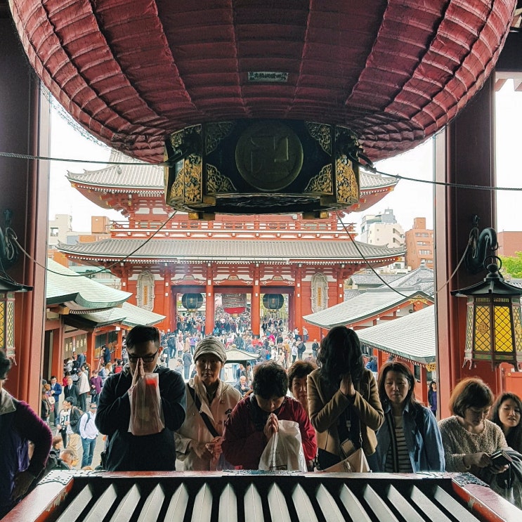  도쿄 아사쿠사 (1) 도쿄 최대 명소 센소지, 푸글렌 카페 (Fuglen Asakusa), 호피 거리