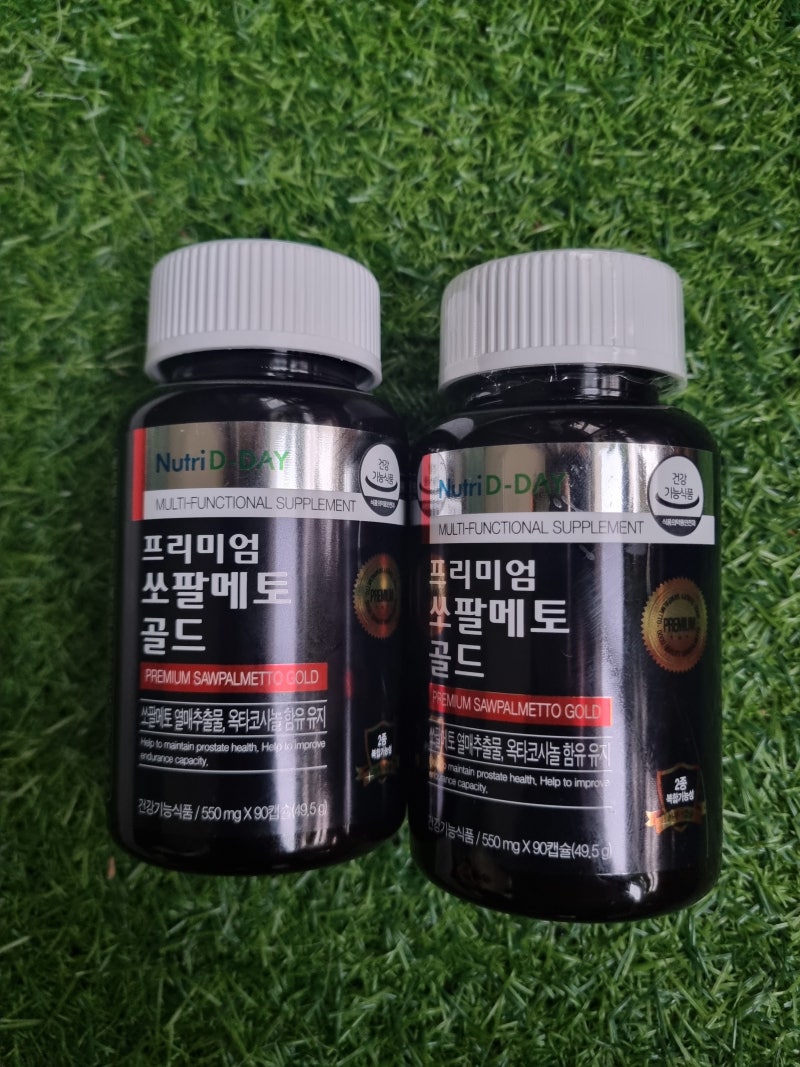 [뉴트리디데이 프리미엄 쏘팔메토 골드] 남성 전립선 영양제 - 젊을 때부터 챙겨 먹자!
