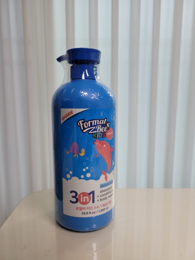  초등학생 올인원워시 포멀비 키즈 3in1 복숭아향 1000ml