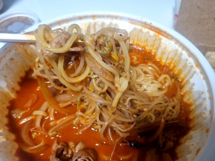  천안 매운불향가득 고기짬뽕맛집 육군짬뽕 성정두정점 해장후기