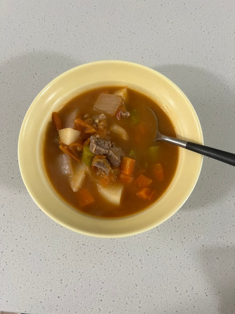추운날에는 역시 마녀스프 만들어 먹기 (야채스프 춈미레시피)