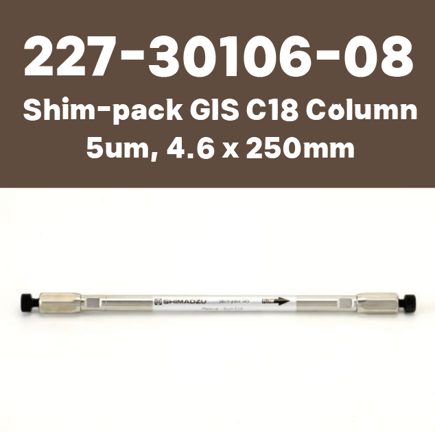 227-30106-08 /  Shim-pack GIS C18 HPLC Column / 5um, 4.6 x 250mm Shimadzu 시마즈 컬럼