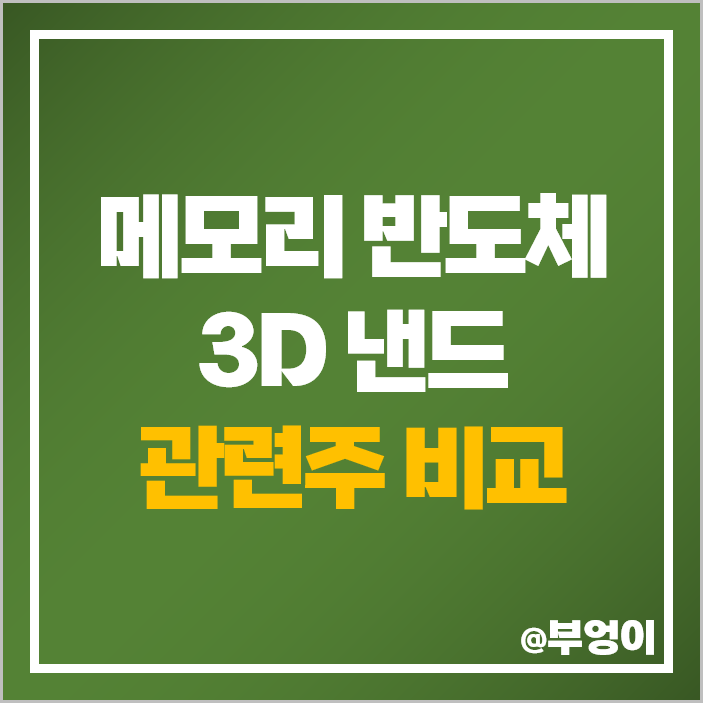 3D 낸드 관련주 메모리 반도체 주식 대장주 심텍 주가