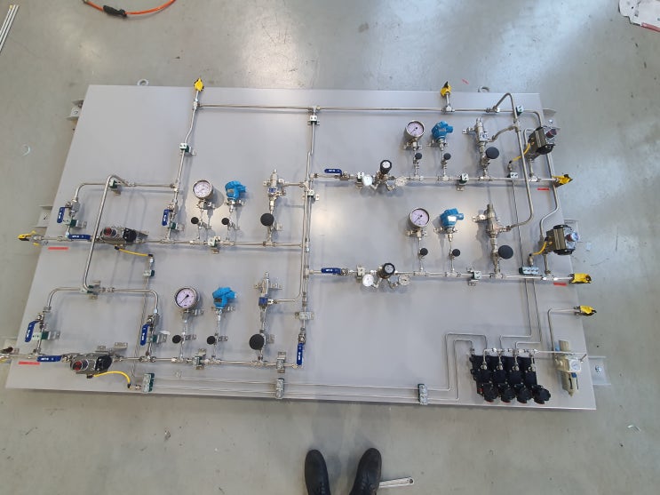  H2 Gas Control Panel (H2 Gas Panel - 수소판넬, H2 Gas Panel- 수소분기판넬)