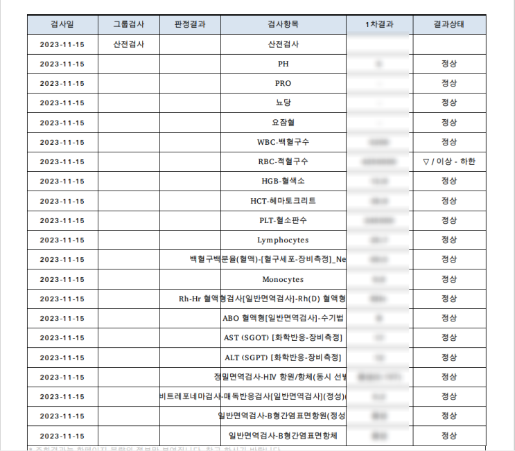 보건소 산전검사 결과지 저장 및 출력하는 방법 보건소 산전검사 결과지 저장 및 출력하는 방법