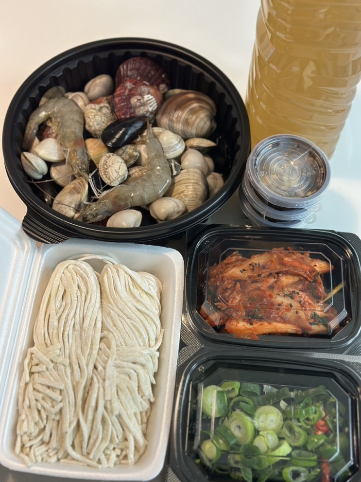  영종하늘도시 칼국수 97도씨 샤브칼국수 중산동 맛집