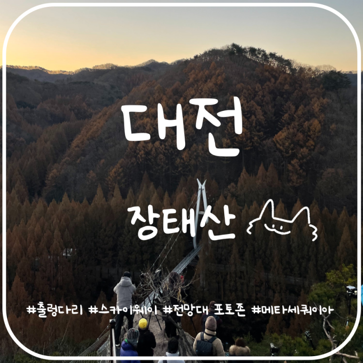 대전 장태산 일출산행 및 시설물이용안내 대전 장태산 일출산행 및 시설물이용안내