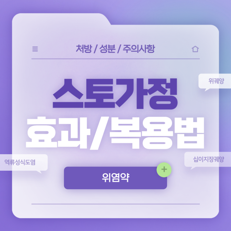  위염약 : 스토가정 10mg 효과 및 복용법 【#위궤양 #십이지장궤양 #급성위염 #만성위염 #역류성식도염 #라푸티딘 #스토가】