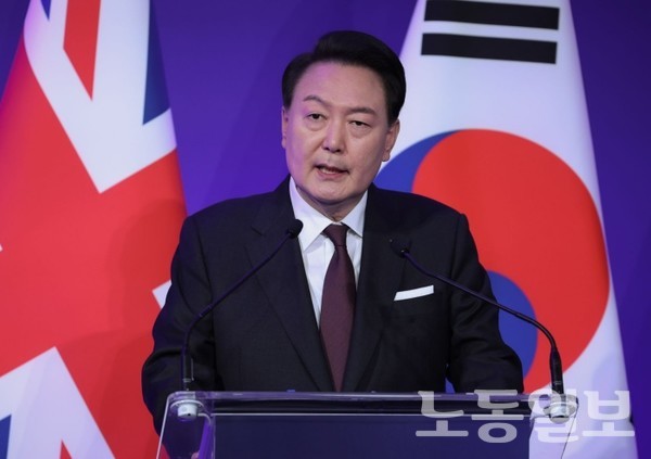 노동일보 <뉴스> 윤석열 대통령 "<b>한영 FTA 개선</b>협상 진행, 양국... 
