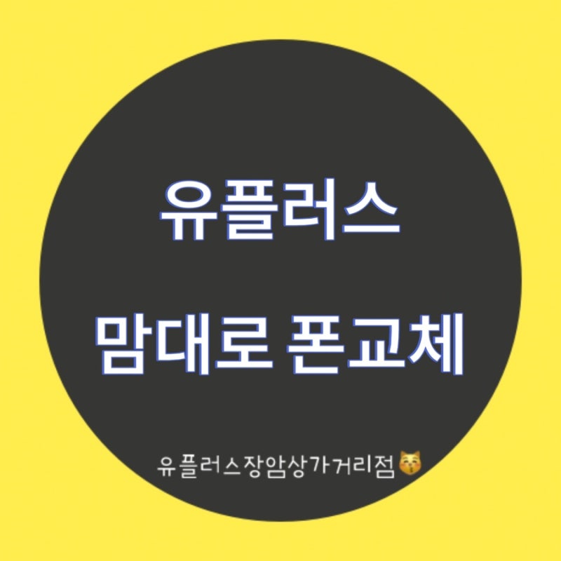유플러스 맘대로 폰교체 맘대로 폰교체 플러스 가입 방법