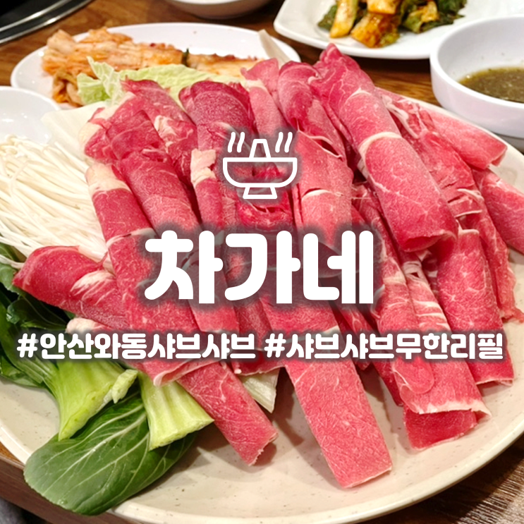  안산 와동 맛집 '차가네' 수제만두가 맛있는 샤브샤브 전문점