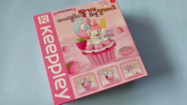 [리뷰] 산리오 캐릭터즈 "Keepplay 키플리 마이멜로디 딸기 도넛 컵케이크" 구매 및 개봉기!