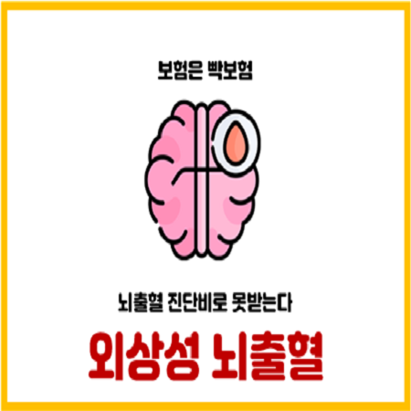  원인이 핵심인 뇌출혈진단비와 외상성 뇌출혈진단비 대비