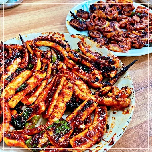  토밥 좋아, 토요일은 밥이좋아에서 소개한 경주 충효동 맛집 '석쇠 오징어불고기''연탄불 직화구이 돼지불고기' 탐방코너 후기