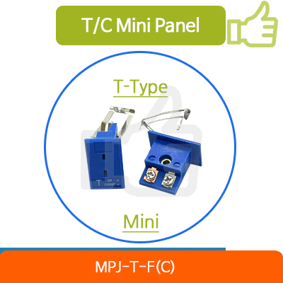  MPJ-T-F(C) 열전대 T-Type 미니 판넬 커넥터
