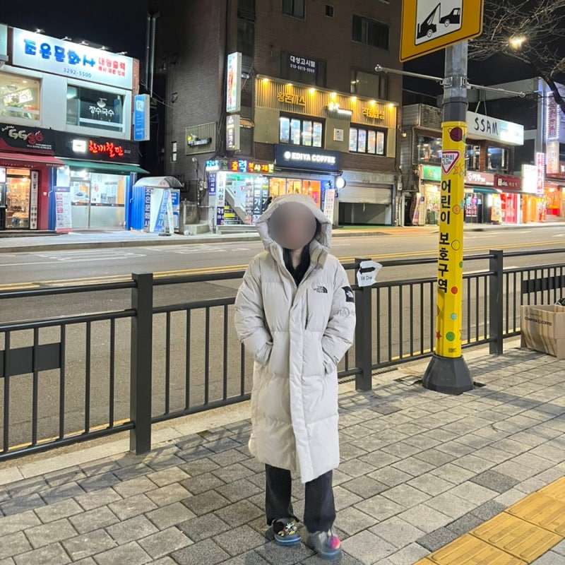 무신사 블랙프라이데이 NC1DP50L 화이트 샌드 노스페이스 구스다운 롱패딩 추천 화이트 라벨 ....