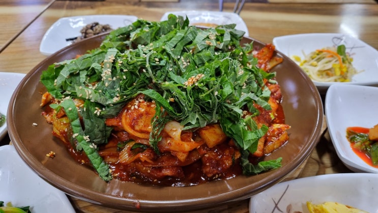 대전 갈마동 맛집-'촌돼지짜글이'에서 코다리조림과 제육볶음 찐 후 기