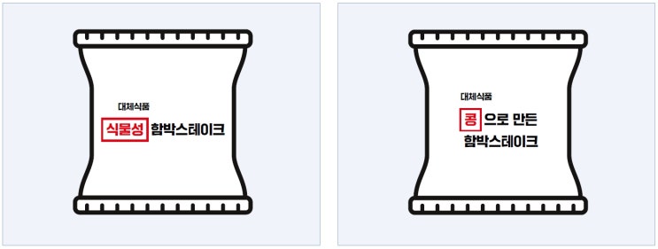  대체식품의 정의와 표시방법