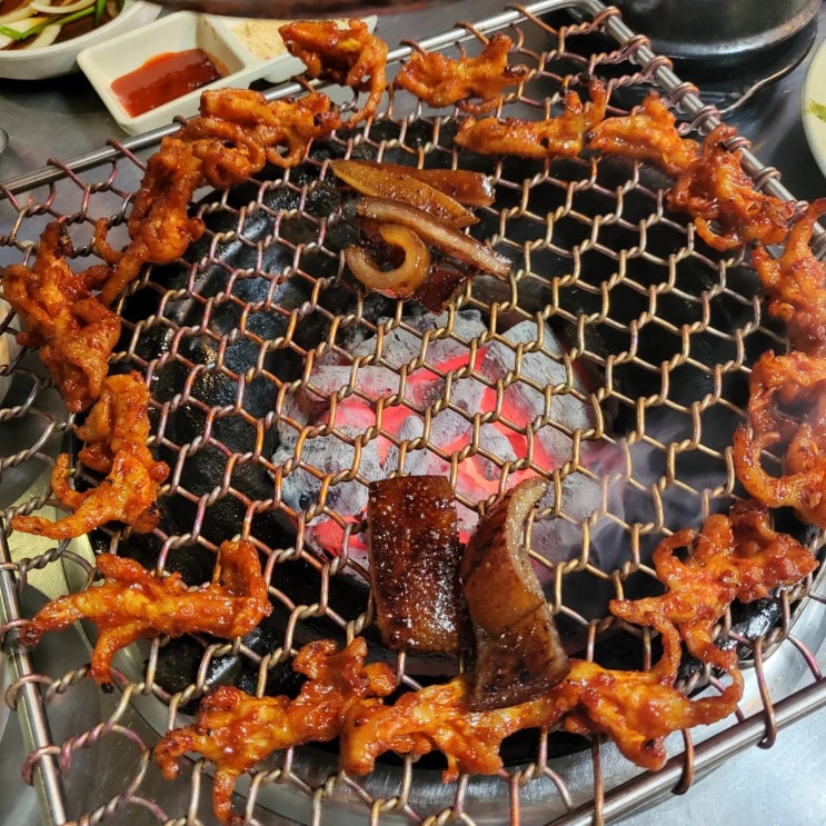  천호 맛집 숯과 닭발