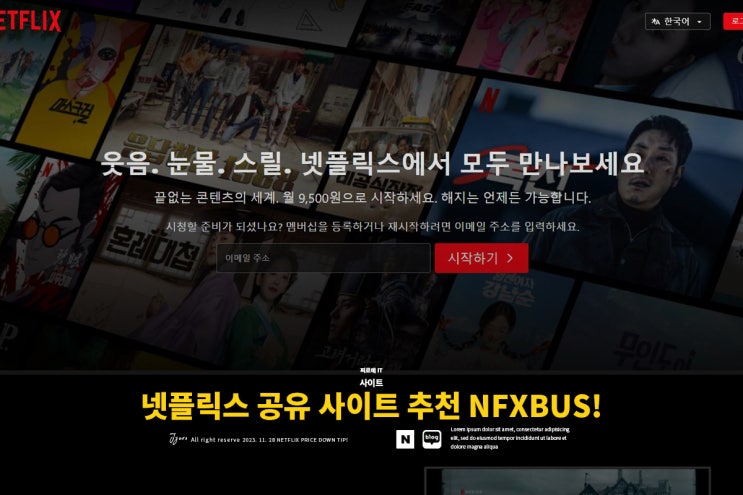  넷플릭스 가격 인상 OTT 공유 사이트 NFXBUS 이용 할인 방법