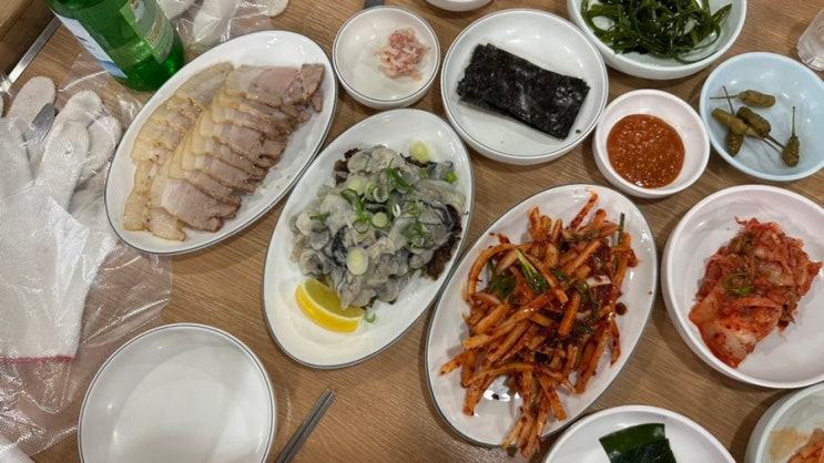  양산 굴보쌈 거제도굴구이, 6개월만 영업? 현지인 석화 굴찜 맛집