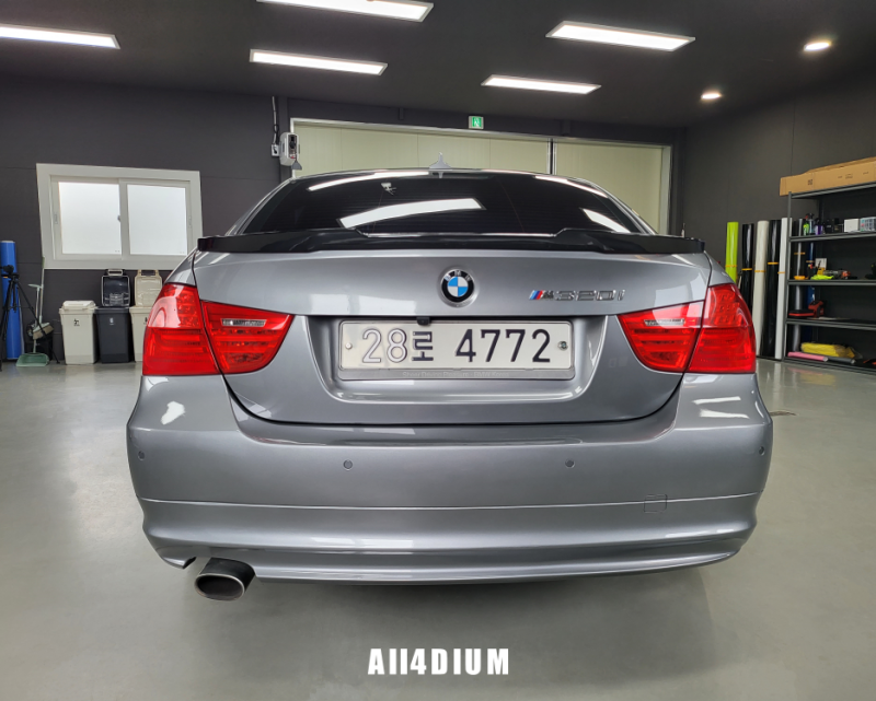 BMW E90 3시리즈 화사한 라임그린 전체랩핑 시공 / [올포디움 천안아산 본점]