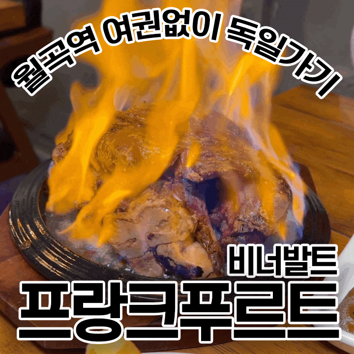  월곡역 맛집 프랑크푸르트 학센과 흑맥주로 독일 여행