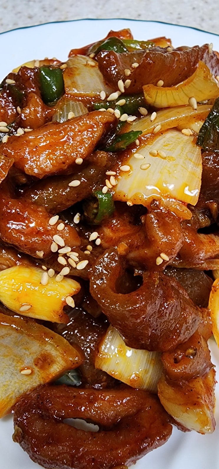  [캠핑요리]바먹불막창(feat고기순대)