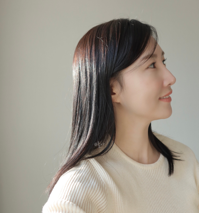 잠실 롯데월드몰 미용실 준오헤어 여자 톤다운 머리염색 추천&레이어드컷 후기(도현 부원장님)