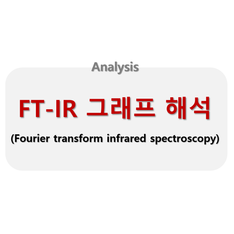  [Analysis] FT-IR(Fourier transform infrared spectroscopy)_그래프 해석