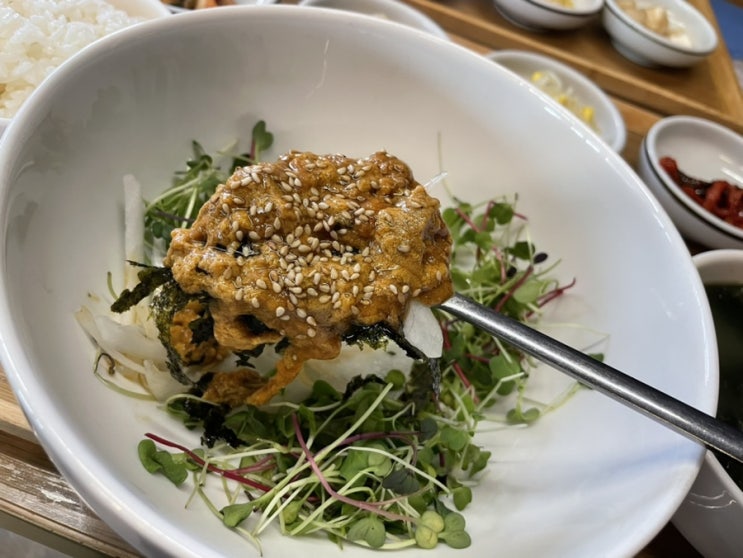  중문 아침식사 해조네 제주 성게비빔밥 보말죽 찐