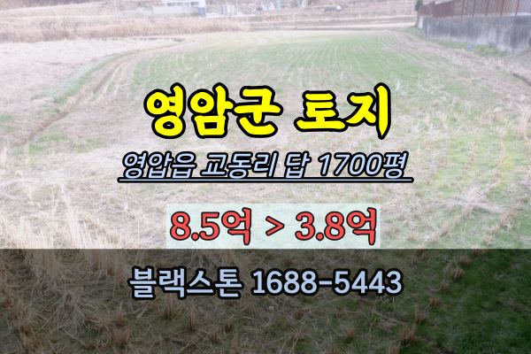 영암군토지 경매 영암읍 교동리 농지 1700평 4억 1종일반주거