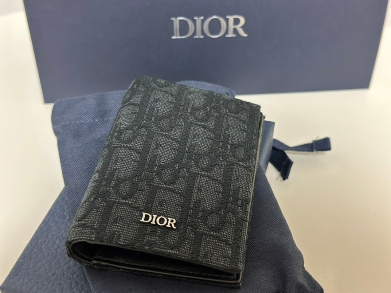 디올 남자카드지갑, 남편선물로 추천하는 디올(Dior) 오블리크 블랙 2단 카드지갑