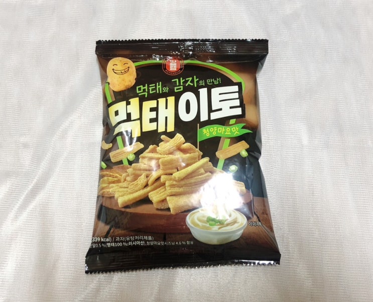  아이스크림 할인점 과자 추천! 먹태이토 청양마요맛 내돈내산 리뷰