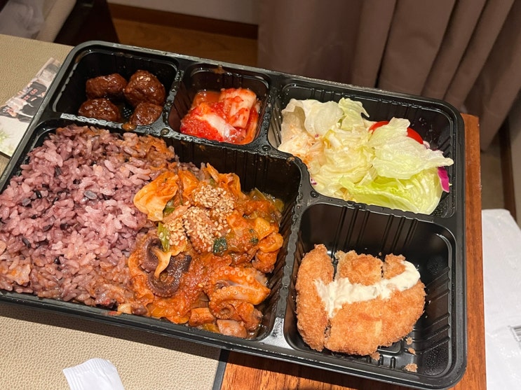  [서울단체도시락] 가성비좋고 푸짐한 명동덮밥도시락 (제육덮밥, 쭈꾸미덮밥, 김치볶음밥)