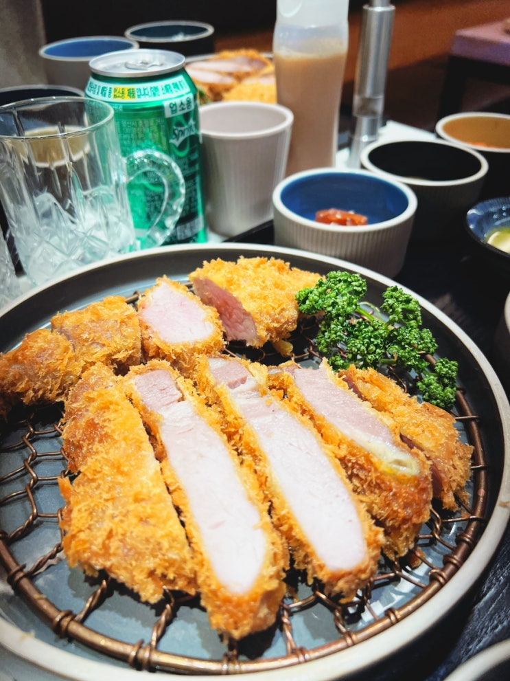  성내동 돈까스 맛집 내돈내산 후기 「리애프리미엄 올림픽공원직영점」