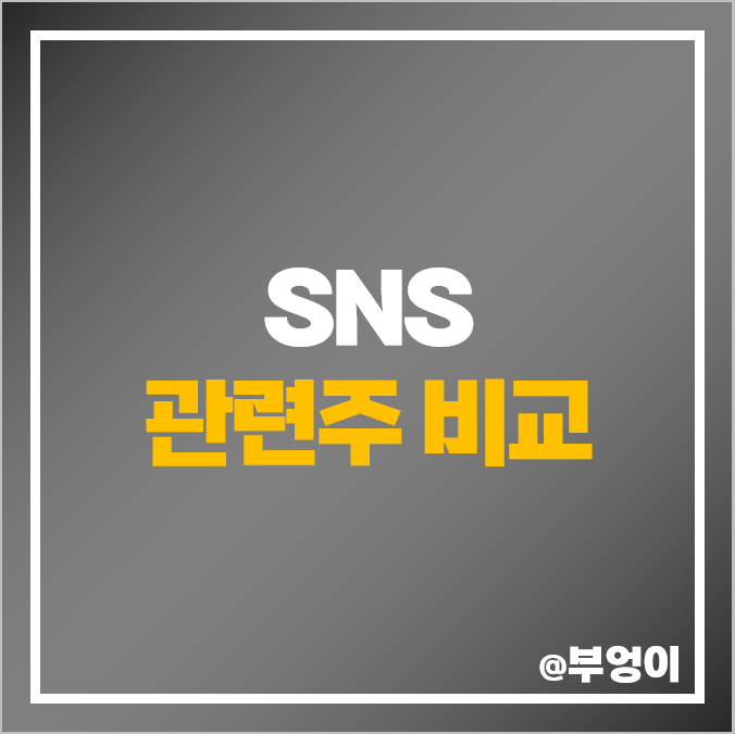 SNS 관련주 국내 주식 카카오 아프리카TV 인포뱅크 주가 SNS 관련주 국내 주식 카카오 아프리카TV 인포뱅크 주가