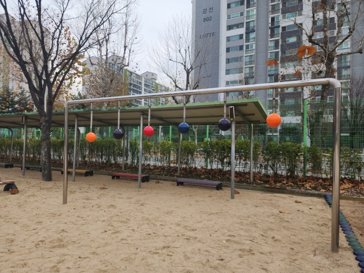  [날개스포츠] 고양강선초교 점프볼 교체, 어린이놀이터놀이기구 보수 작업