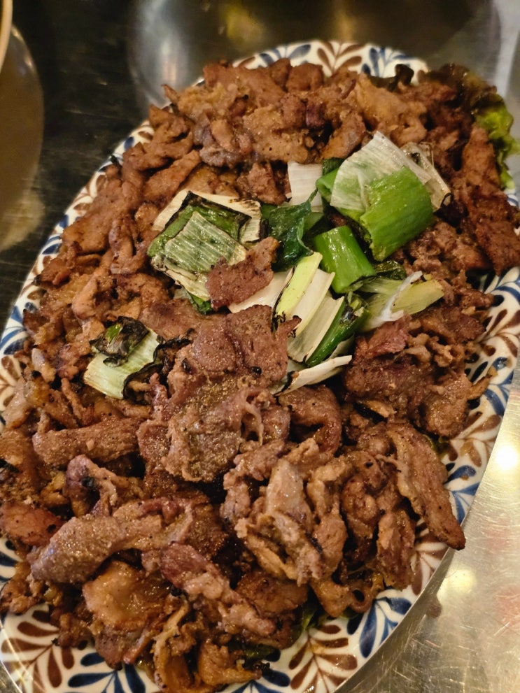  신수동 사고네 연탄불고기 쫄우동 맛집