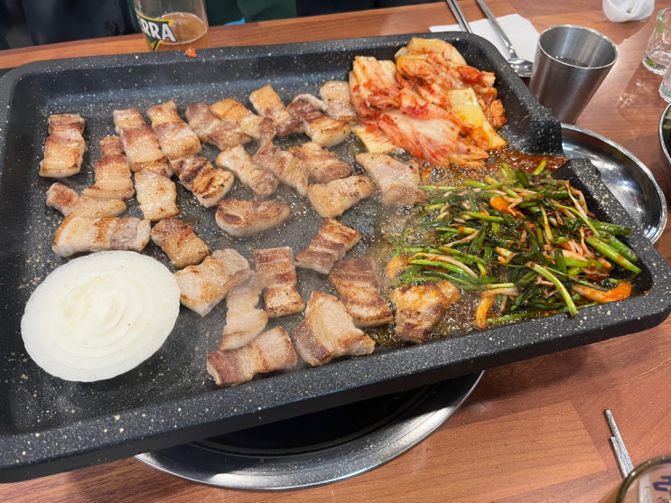  분당부추삼겹살 /치즈보끔밥 마싯다,,, ㅠㅠ